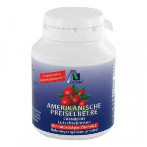 PREISELBEERE amerikanisch Lutschtabletten